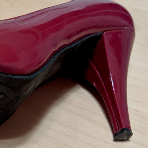 Burgundy Steve Madden used High heels - Picture 8 of 10